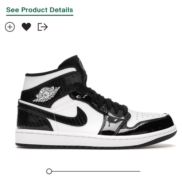 Jordan Shoes Carbon Fiber Air Jordan Mid Black And White Poshmark